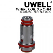 Whirl Coil 0,6 Ohm NiChrome - UWELL - Ersatzcoil Whirl Coil 0,6 Ohm NiChrome - UWELL - Ersatzcoil