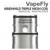 Kriemhild Triple Mesh Coil - VapeFly - Ersatzcoil