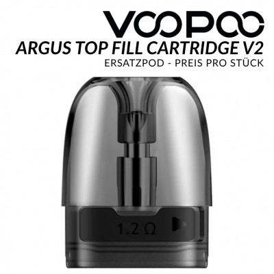 Argus Top Fill Cartridge V2 - VOOPOO - Ersatzpod 2,0 / 3,0 ml