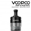 PnP X Leerpod MTL Black - VOOPOO - Ersatzpod 5,0 ml