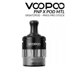 PnP X Leerpod MTL Black - VOOPOO - Ersatzpod 5,0 ml