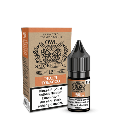 Peach Tobacco - OWL Smoke Leaf - 10ml Nikotinsalz