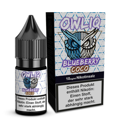 Blueberry Coco – OWLIQ – Nicsalt Liquid 10 ml