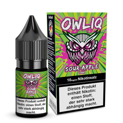 Sour Apple – OWLIQ – Nicsalt Liquid 10 ml