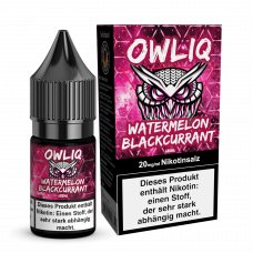 Watermelon Blackcurrant - OWLIQ - Nicsalt Liquid 10 ml Watermelon Blackcurrant - OWLIQ - Nicsalt Liquid 10 ml