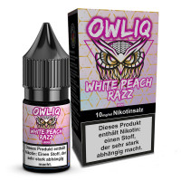 White Peach Razz – OWLIQ – Nicsalt Liquid 10 ml White Peach Razz – OWLIQ – Nicsalt Liquid 10 ml