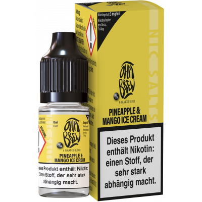 Pineapple Mango Ice Cream - 10ml Nic Salt