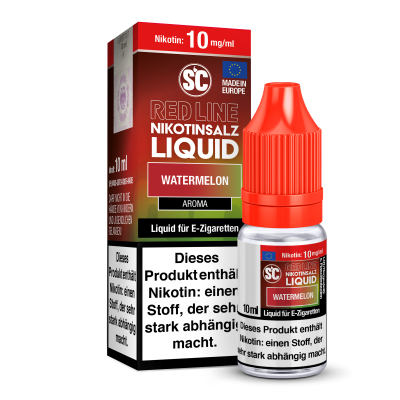 Watermelon – SC Red Line – Nicsalt Liquid 10 ml