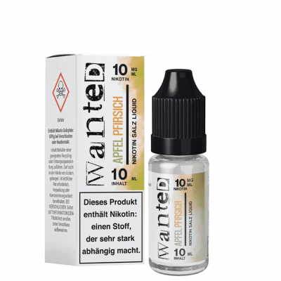 Apfel Pfirsich – Wanted Overdosed – Nicsalt Liquid 10 ml