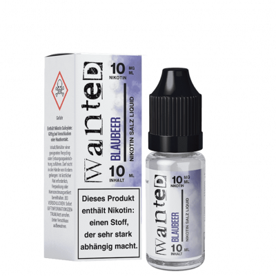 Blaubeer – Wanted Overdosed – Nicsalt Liquid 10 ml