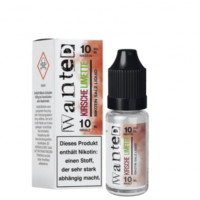Kirsche Limette – Wanted Overdosed – Nicsalt Liquid 10 ml