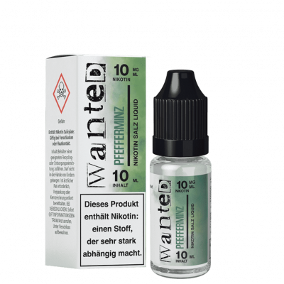 Pfefferminz – Wanted Overdosed – Nicsalt Liquid 10 ml