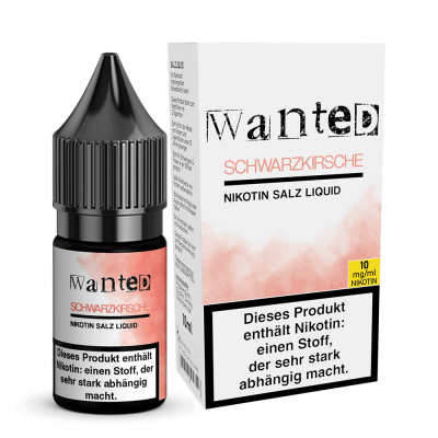 Schwarzkirsche – Wanted Overdosed – Nicsalt Liquid 10 ml