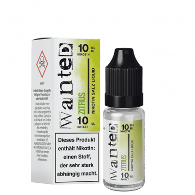 Zitrus – Wanted Overdosed – Nicsalt Liquid 10 ml