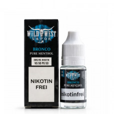 Bronco – Wild West Vapor – Pure Menthol Liquid 10 ml