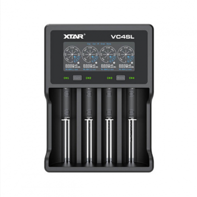 Xtar VC4SL Ladegerät für Li-Ion und NIMH Akkus inkl. USB-C Kabel