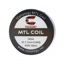 Coilology Prebuilt MTL Coil 28GA SS316L