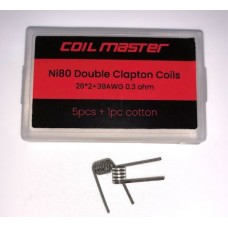 Coil Master Ni80 Double Clapton Fertigcoil
