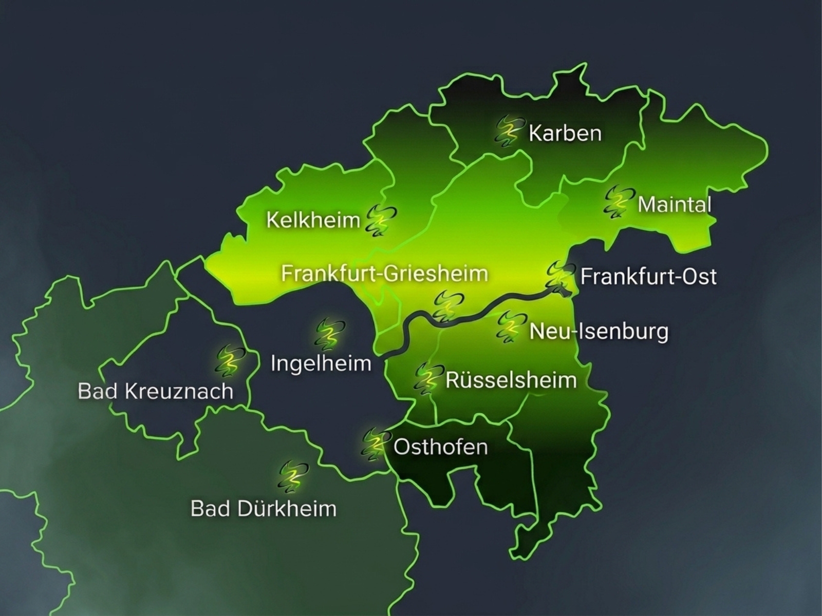 Madvapes Standorte und Stores in der Region